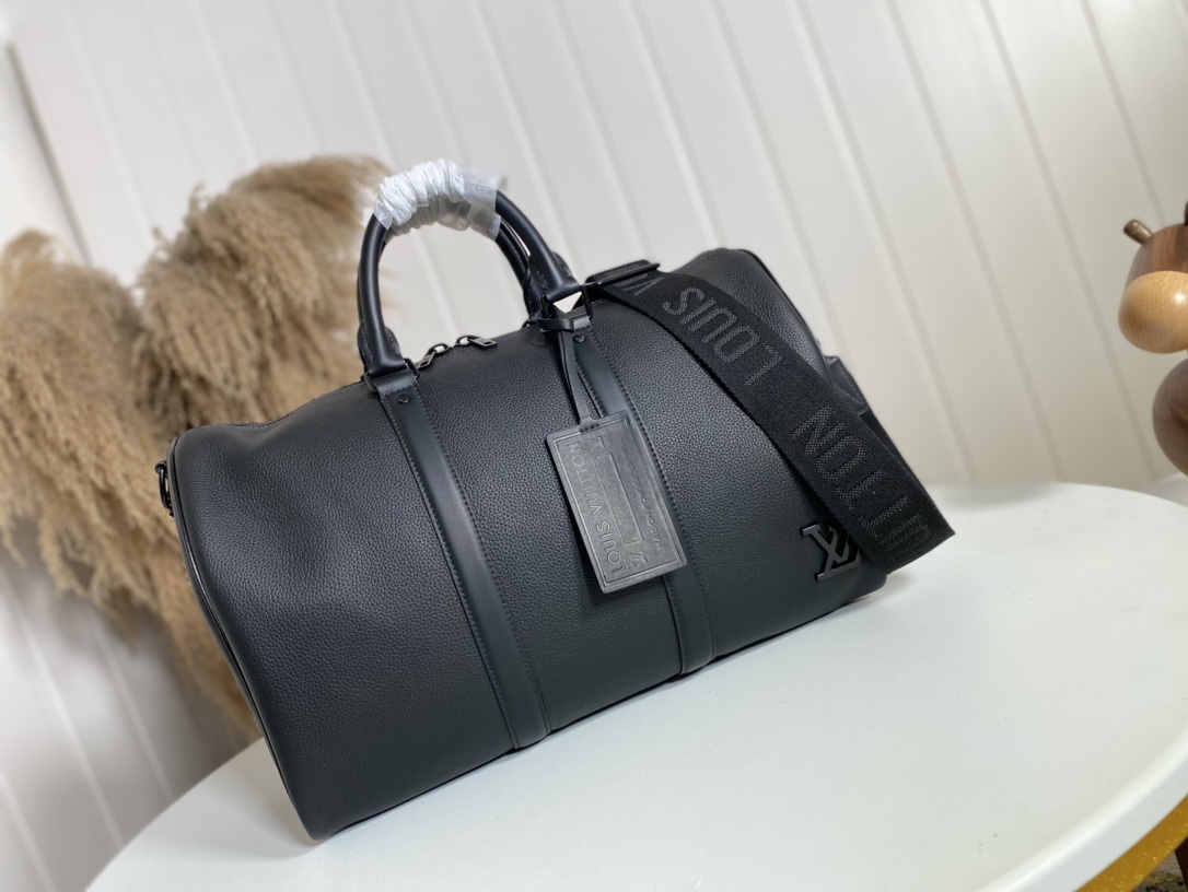 Louis Vuitton LV Keepall Travel Bags Black Fashion M57088