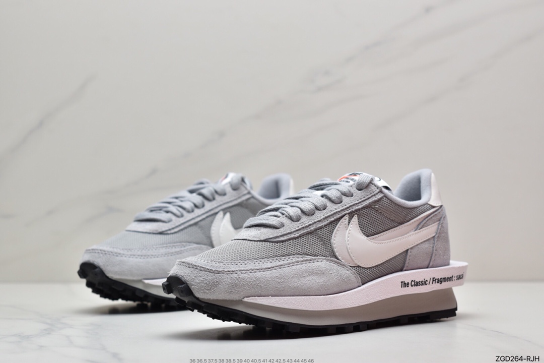 290 耐克华夫 双勾 Fragment design x Sacai x NIKE LDV Waffle Daybreak 藤原浩闪电三方联名深 DH2684-001