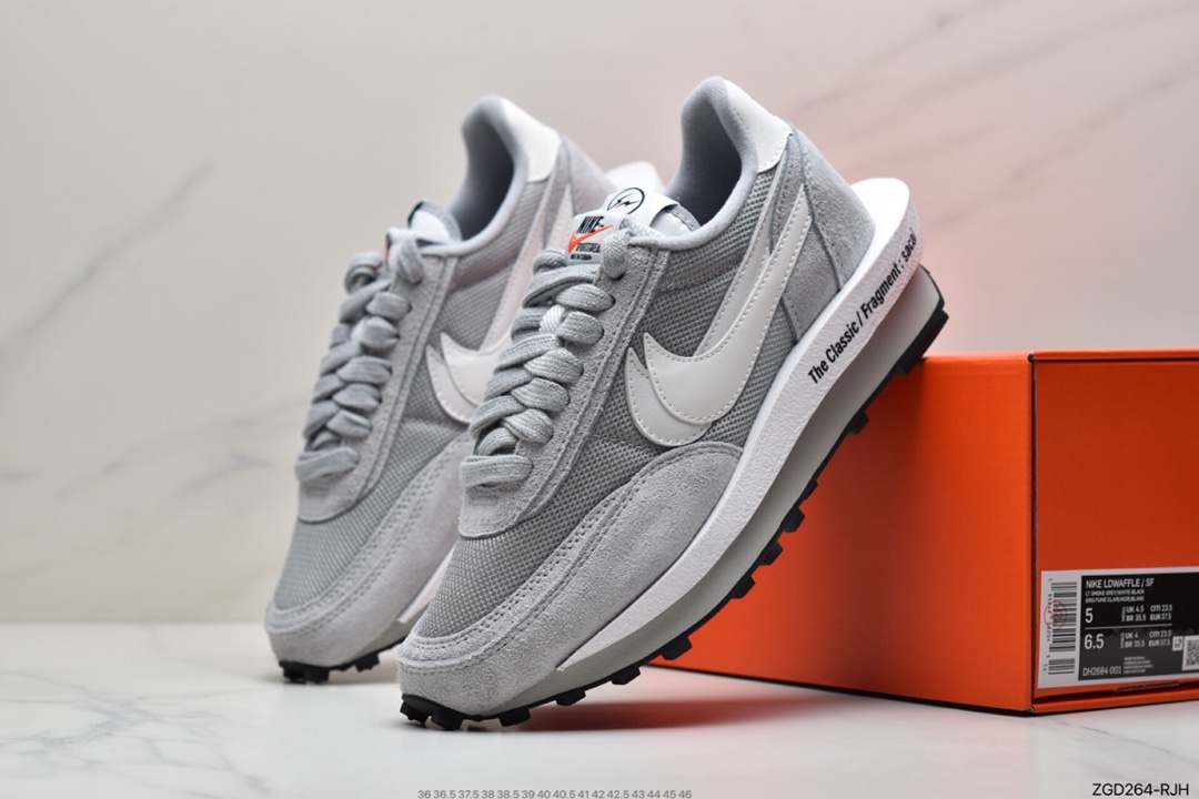 290 耐克华夫 双勾 Fragment design x Sacai x NIKE LDV Waffle Daybreak 藤原浩闪电三方联名深 DH2684-001