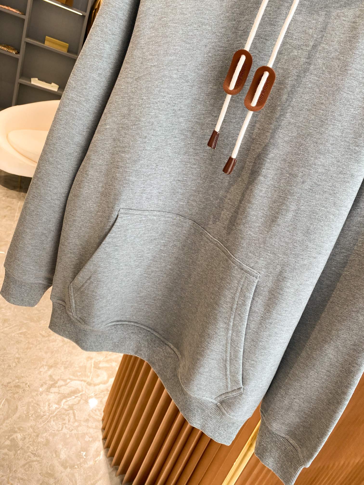 Burberry Sudadera con Capucha de Algodón y Mezcla con Estampado a Cuadros 4 a1631866570876 1351