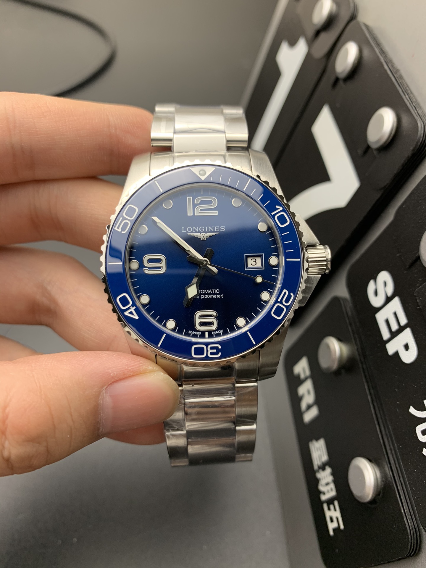 Longines 蓝面康卡斯