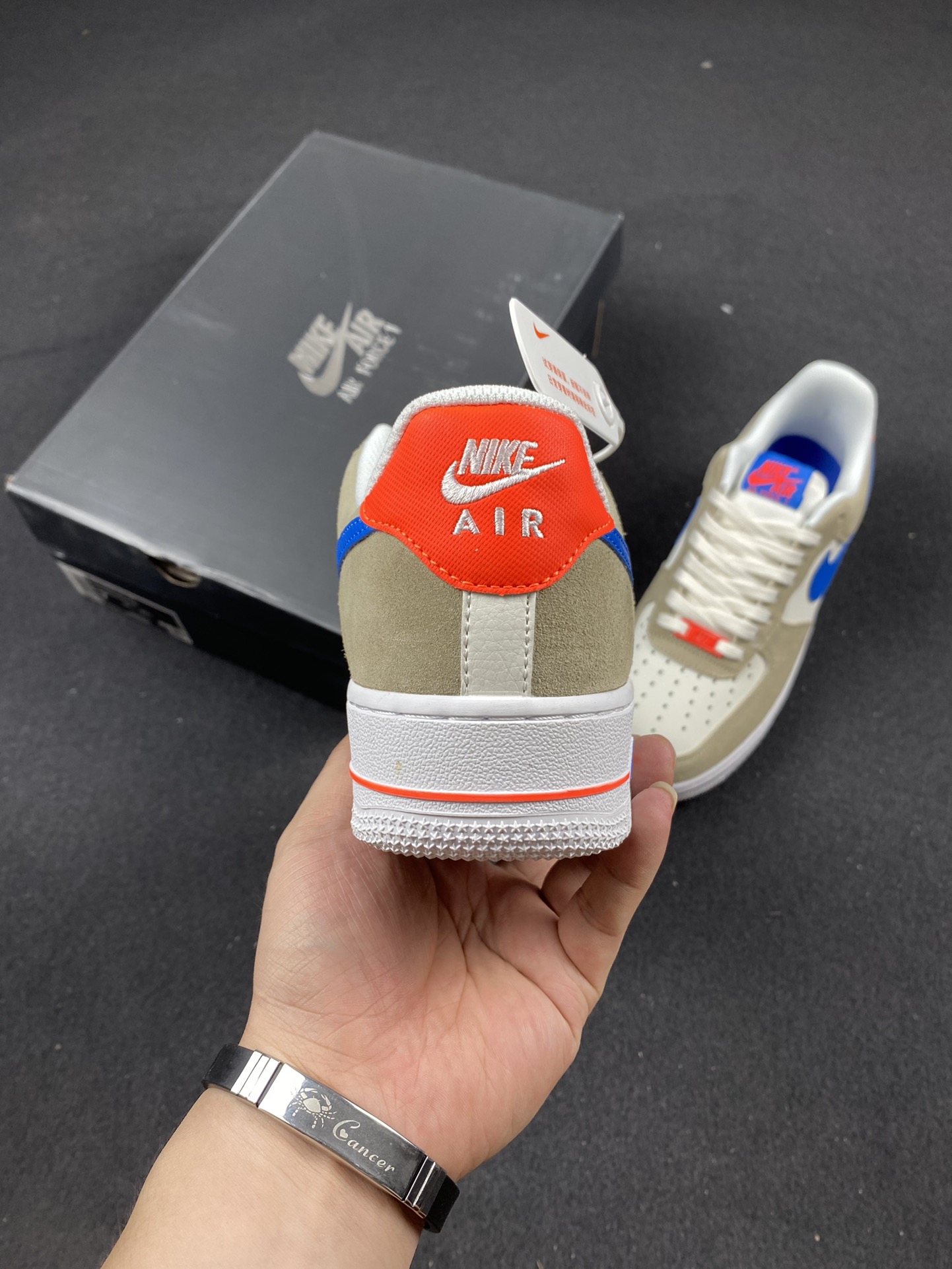 Nike Air Force 1 Shadow Khaki Blue Red Sneakers DM8314-100 5 i1631812801 7528 3