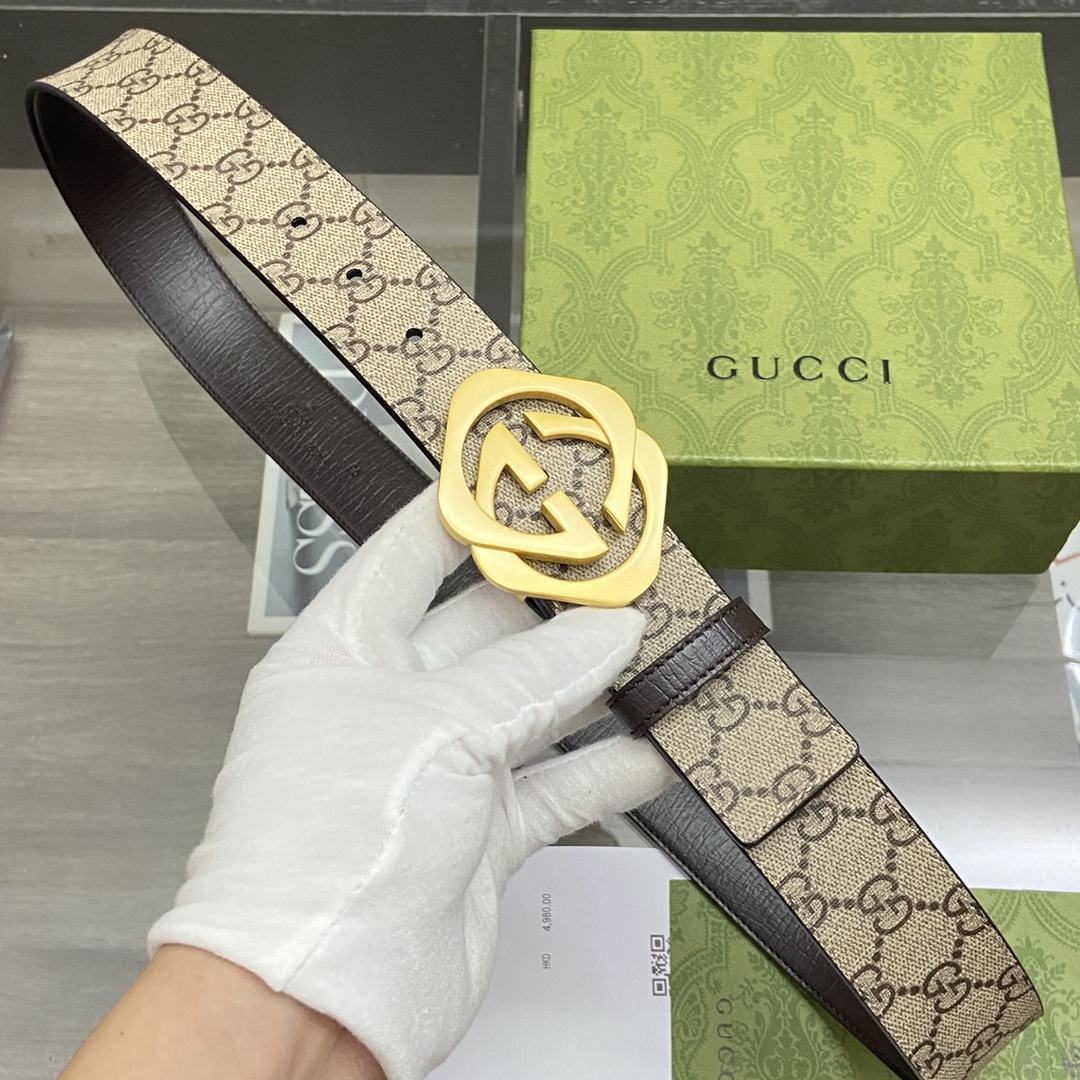 H5  Gucci 古奇  皮带腰带：单面使用专柜质量、百分百头层牛皮、24k钢扣、送人自用首选、保证真皮 包装：请认准图片专柜包装、送打孔器 全套包装 宽度：3.8cm 长度：国标cm-cm 不可以自行裁剪长度