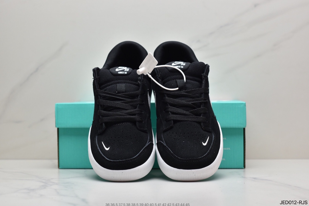 150 Nike SB Force 58”Dutch Blue”SB空军58系列低帮休闲运动滑板板鞋“黑白CZ2959