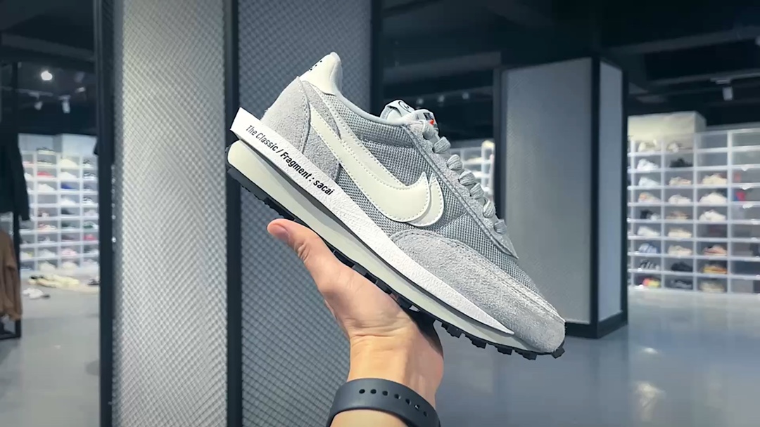 [Air Force Series]Fragment x Sacai x Nike Hiroshi Fujiwara co-branded gray and