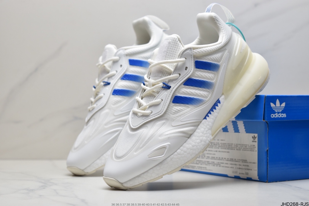 190 阿迪达斯AD Originals ZX 2K Boost 2.0采用科技风设计GZ8283