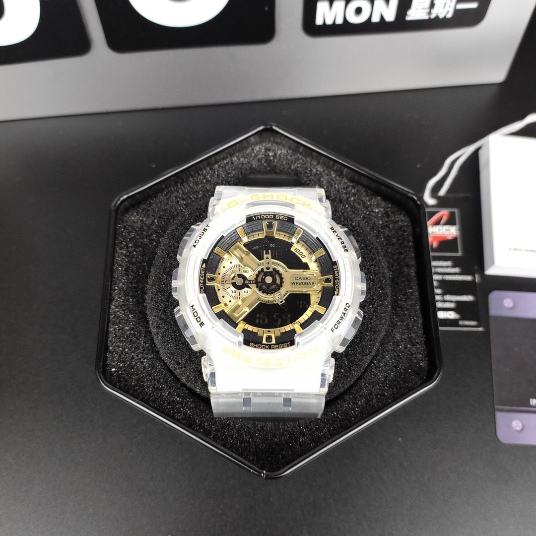 💰50 卡西欧 表盘直径大号53mm、小号32mm，手表小红书已爆#回头率爆表！这绝对是掌柜的自留款！功能极多，指南针，秒表（精确到1/1000秒）温度计，世界时间，倒计时，闹铃，间歇响报，45度自动抬手亮Led照明！各位老铁，剁手还请抓紧！所以一定要抓住机会喔！