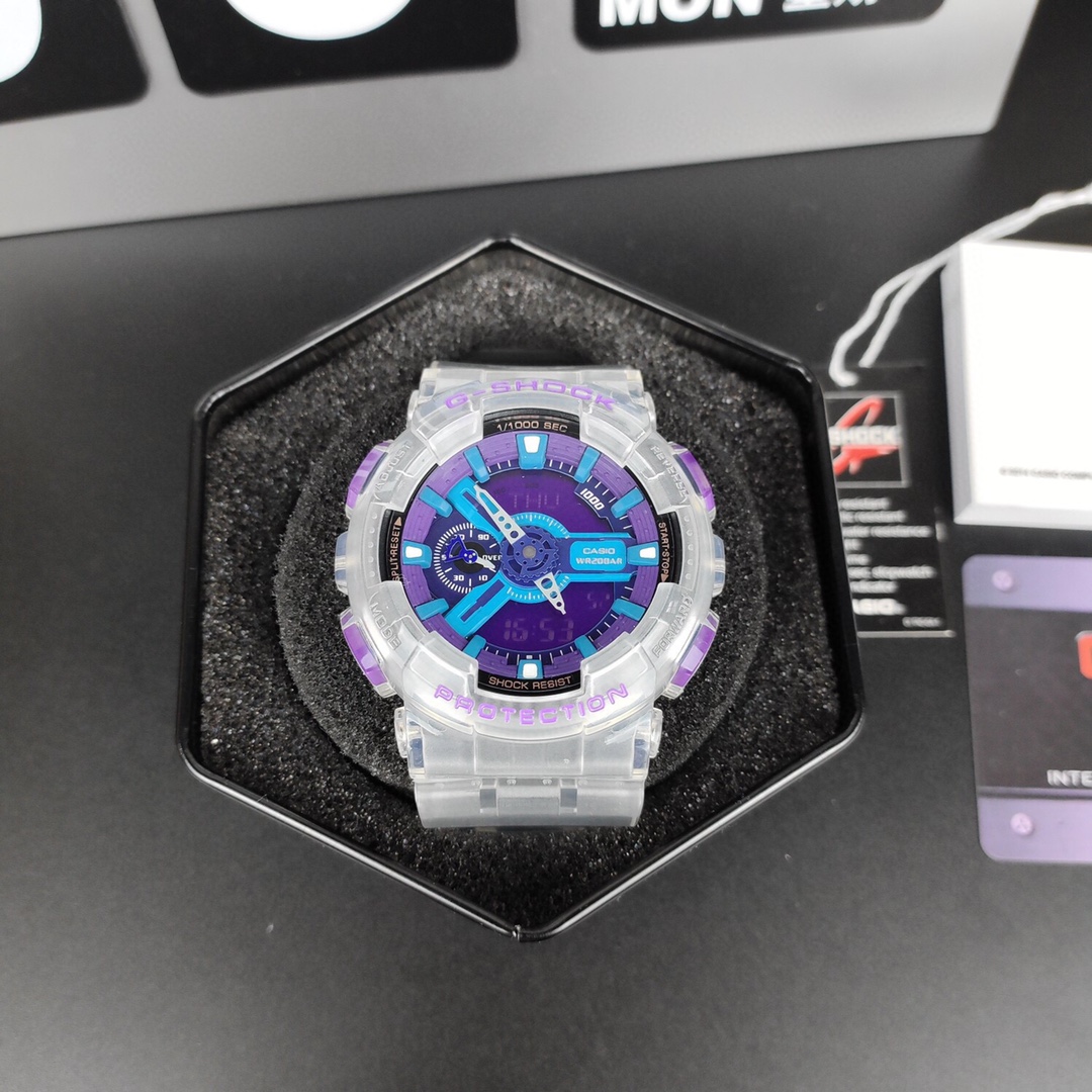 💰50 卡西欧 表盘直径大号53mm、小号32mm，手表小红书已爆#回头率爆表！这绝对是掌柜的自留款！功能极多，指南针，秒表（精确到1/1000秒）温度计，世界时间，倒计时，闹铃，间歇响报，45度自动抬手亮Led照明！各位老铁，剁手还请抓紧！所以一定要抓住机会喔！