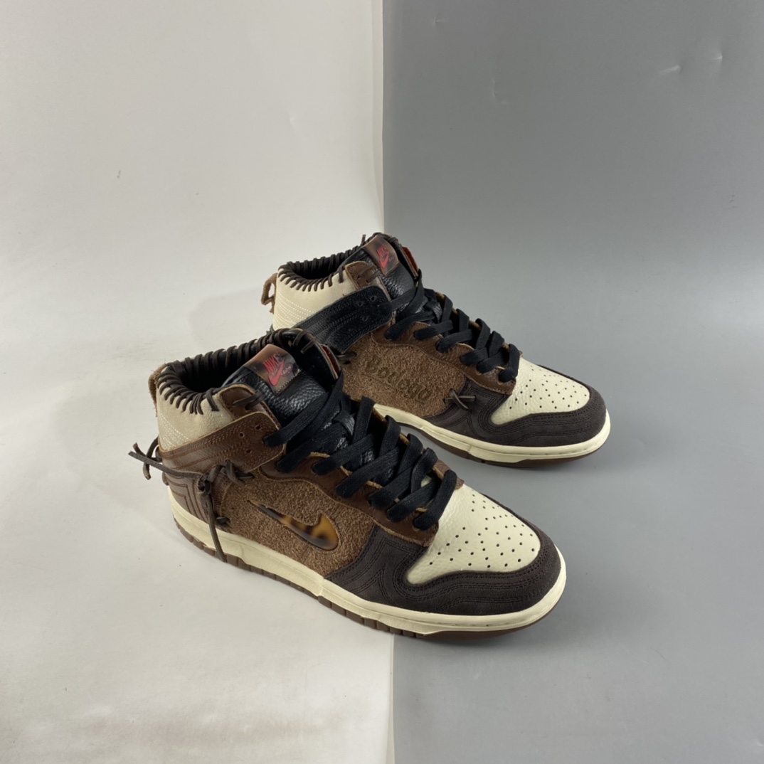 P480   Bodegar X NIKE SB Dunk High”Sail/Friends and Family”扣篮板鞋 CZ8125-200