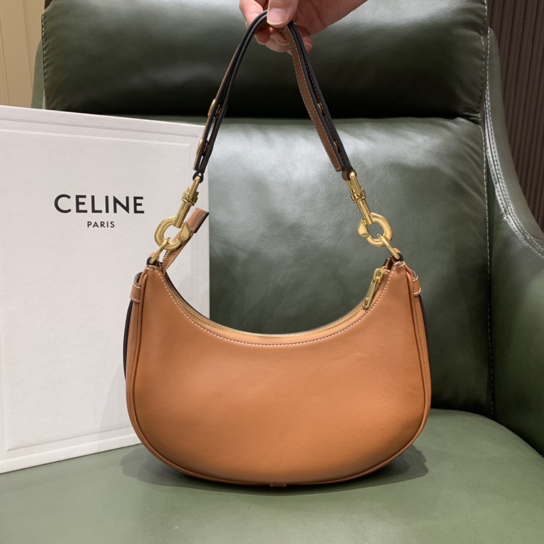 Celine AVA STRAP 腋下包 196923焦糖色