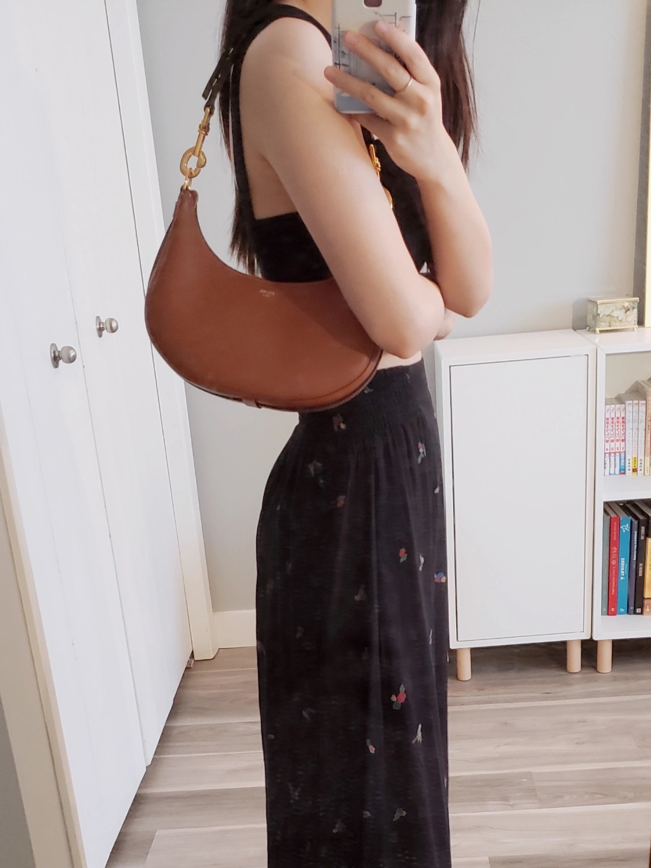 Celine AVA STRAP 腋下包 196923焦糖色