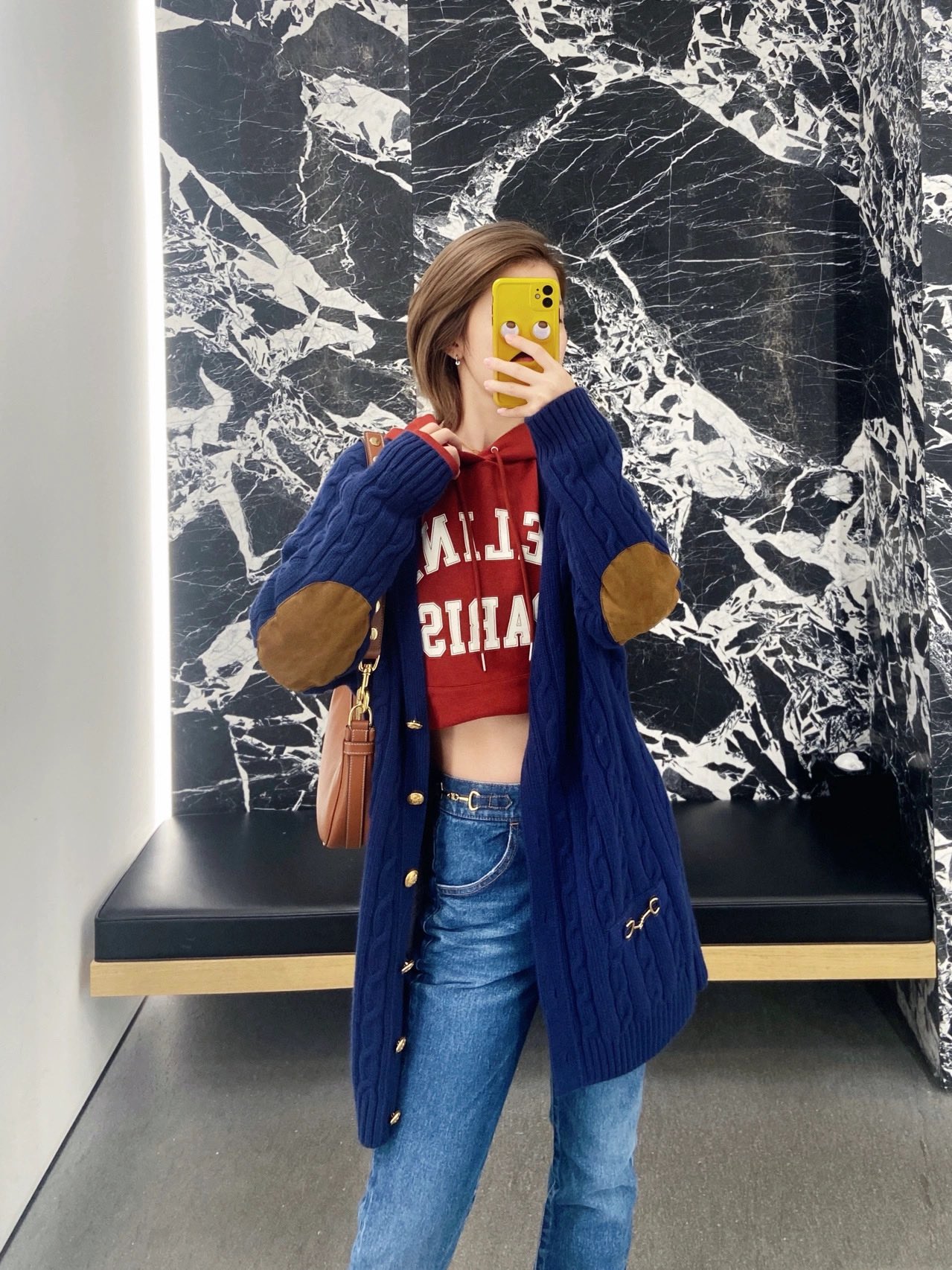 Celine AVA STRAP 腋下包 196923焦糖色
