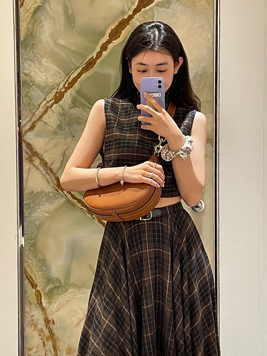 Celine AVA STRAP 腋下包 196923焦糖色