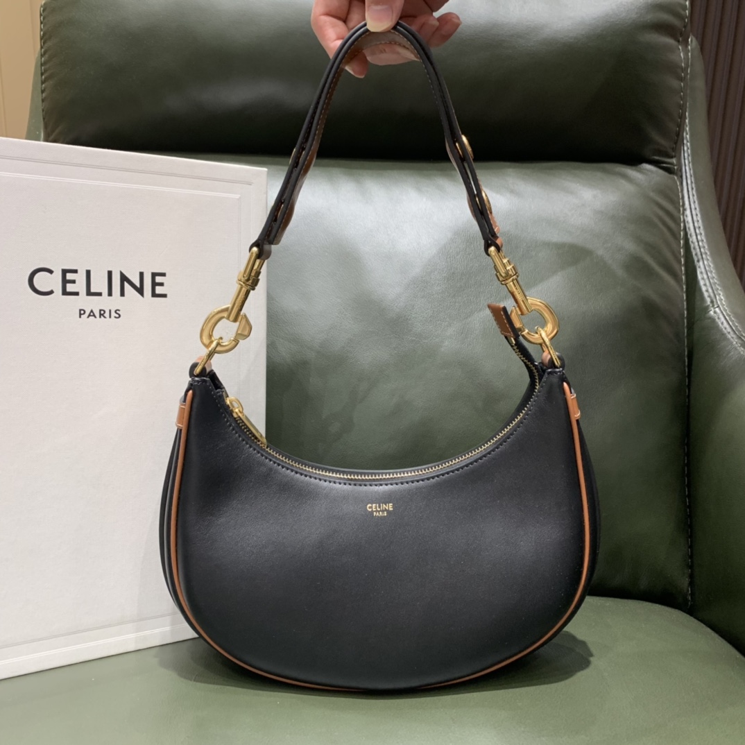 Celine AVA STRAP 腋下包 196923黑色