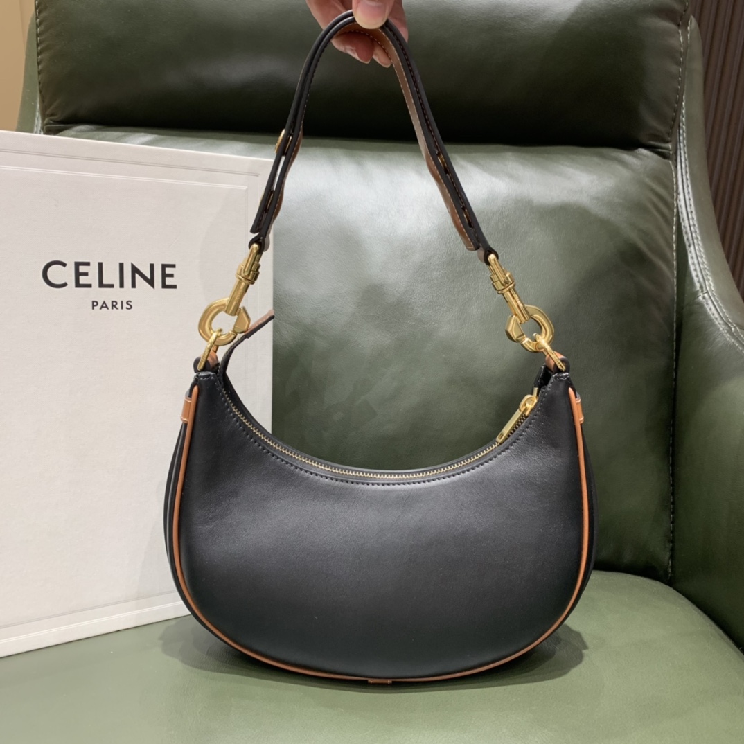 Celine AVA STRAP 腋下包 196923黑色
