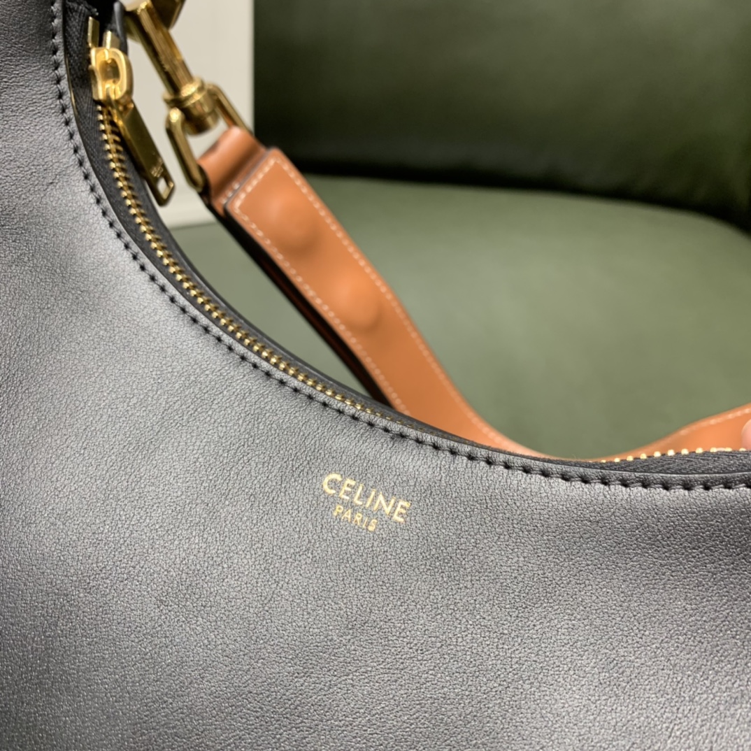 Celine AVA STRAP 腋下包 196923黑色