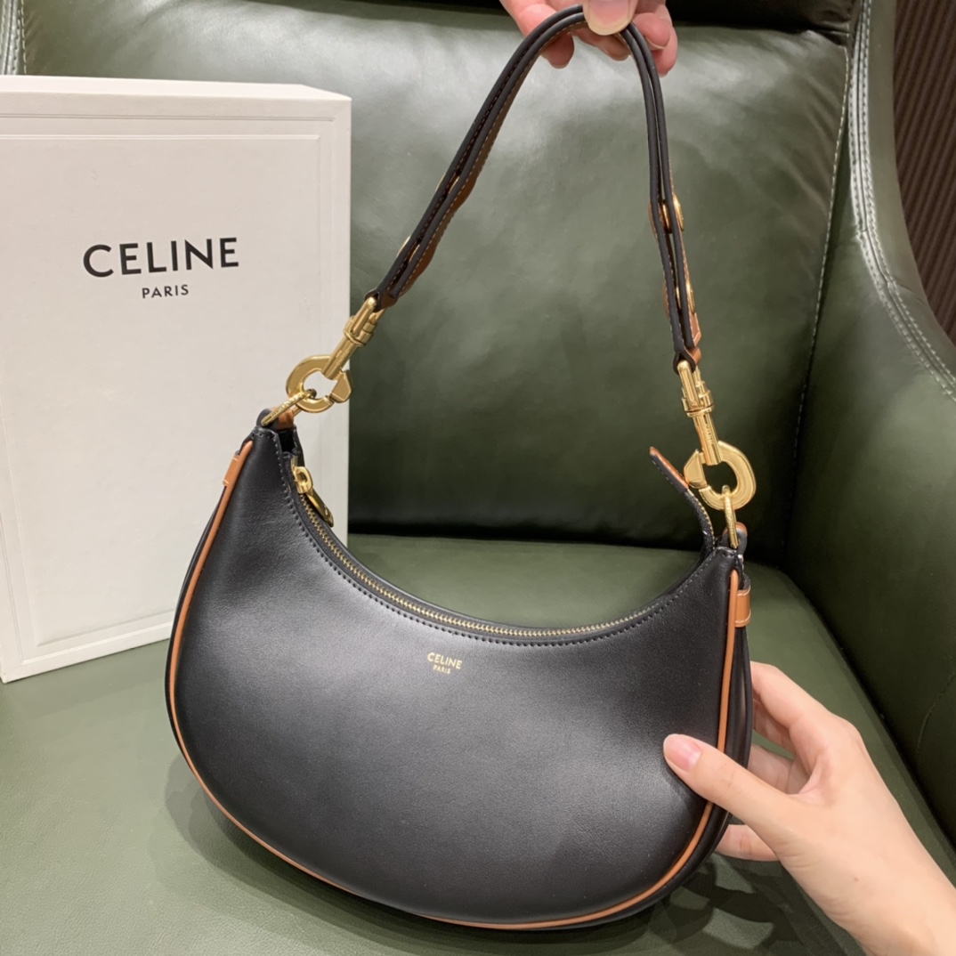 Celine AVA STRAP 腋下包 196923黑色