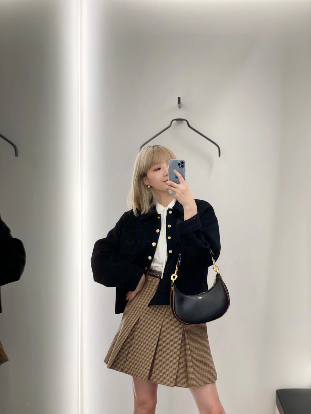 Celine AVA STRAP 腋下包 196923黑色