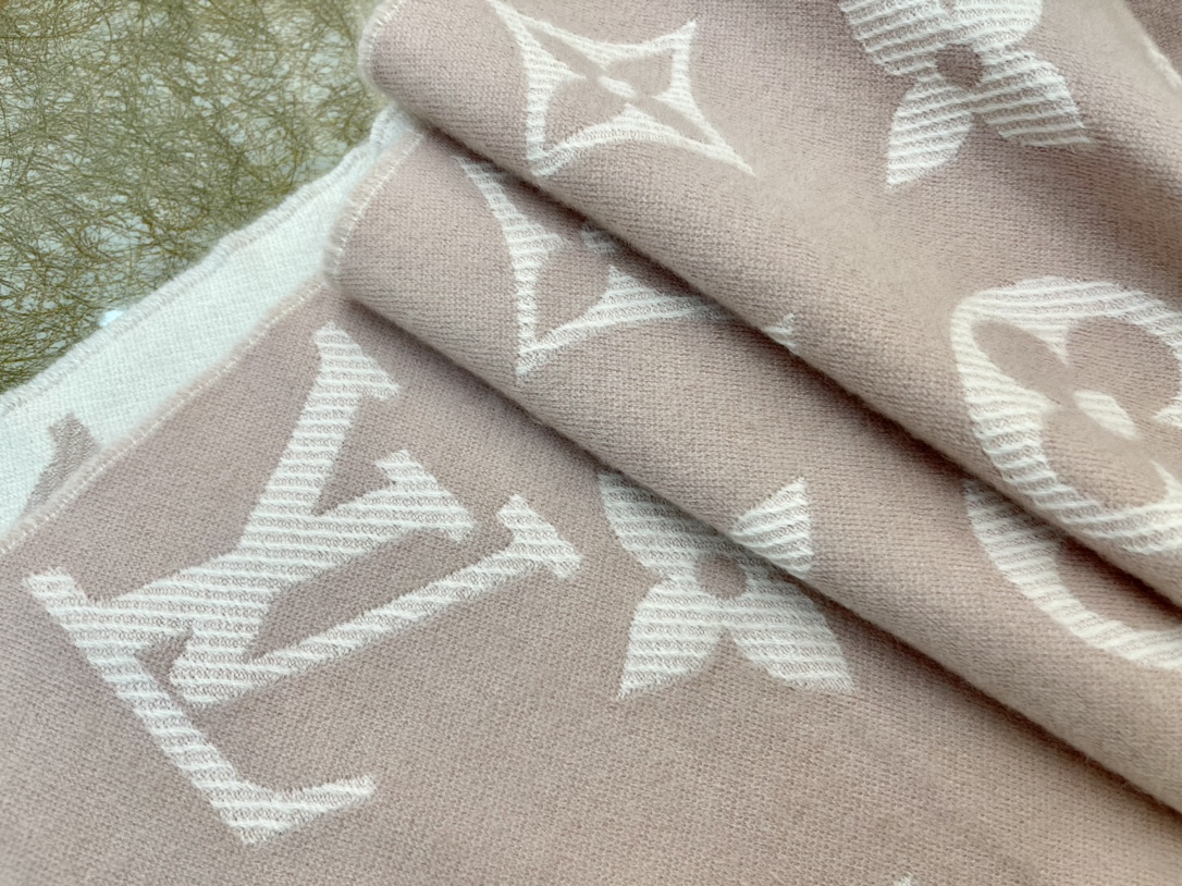 LV路易威登SIMPLY LV 羊毛长巾m76964 m76966