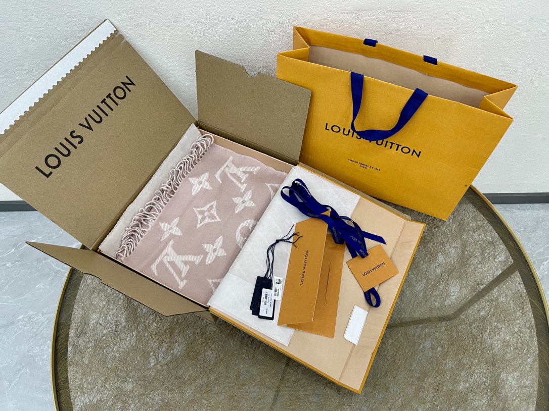 LV路易威登SIMPLY LV 羊毛长巾m76964 m76966