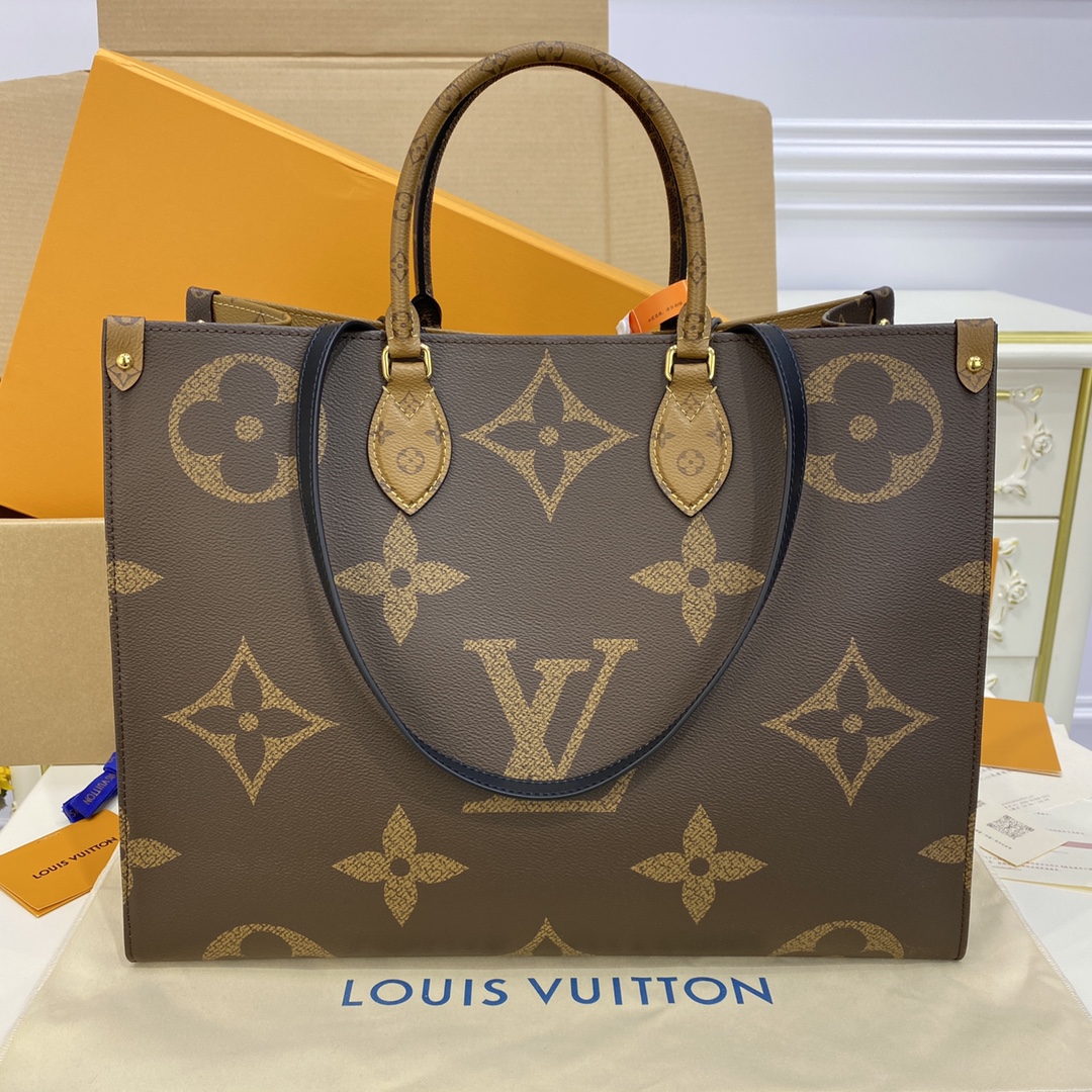 Louis Vuitton LV Onthego Bags Handbags Best Quality Replica
 Monogram Reverse Canvas M44576