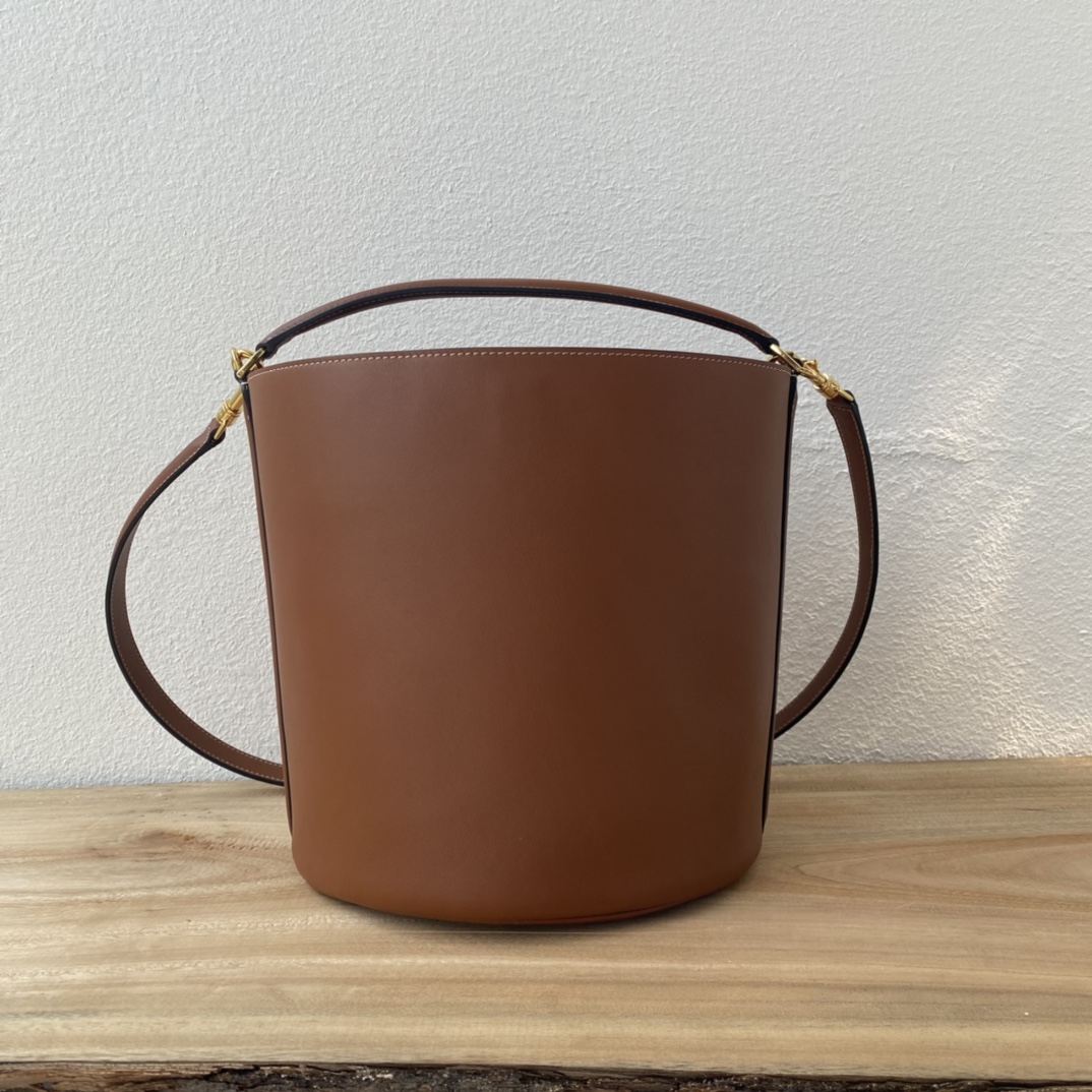 1860 BUCKET 16シリーズ水桶バッグ - 柔らかい牛皮とシンプルなデザイン