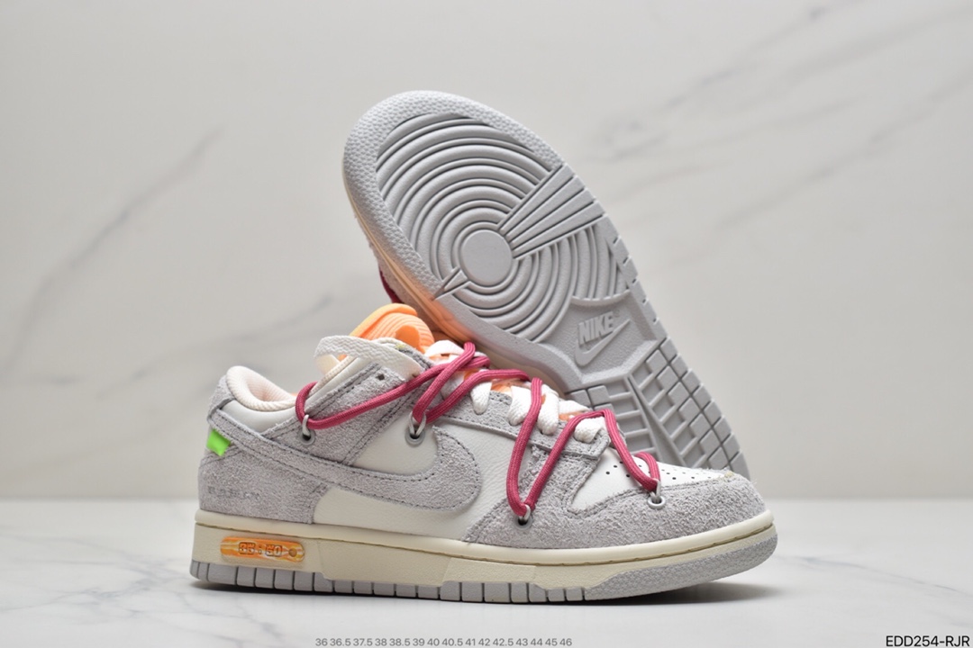 340  耐克0ff-White x Dunk Low“21 of 50” OWSB联名低帮滑板鞋DJ0950-114