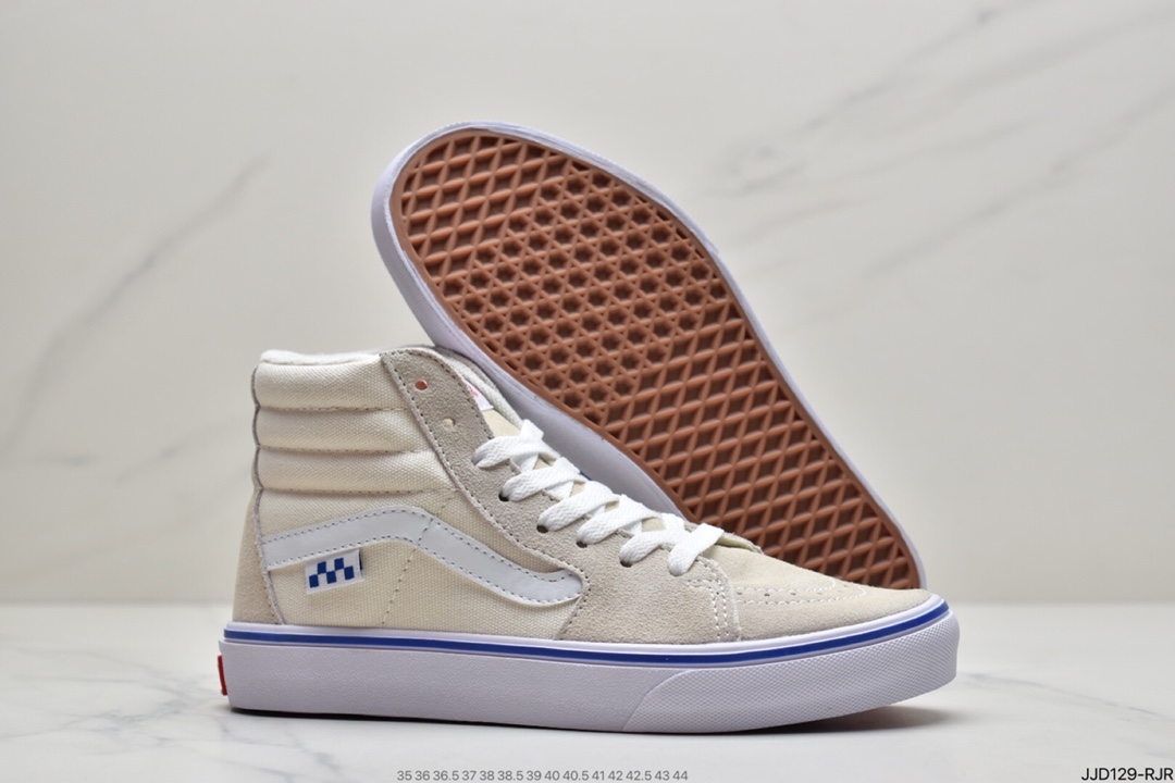 130 万斯范斯VANS Sk8-Mid Pro经典中帮男女休闲运动板鞋