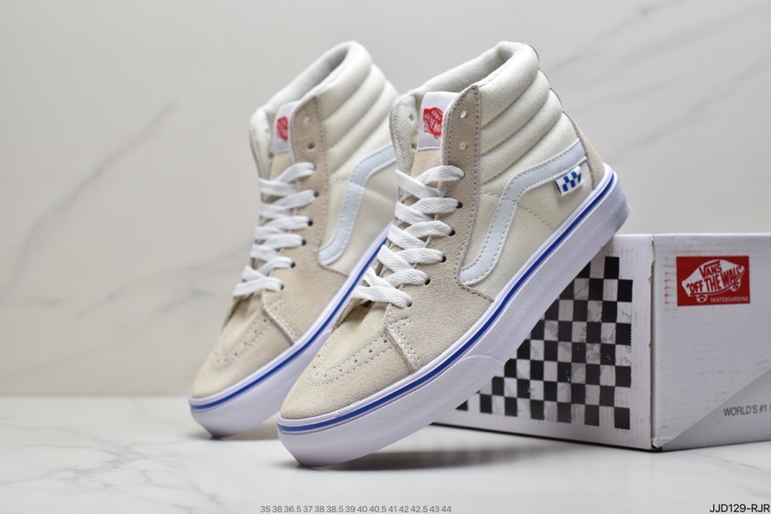 130 万斯范斯VANS Sk8-Mid Pro经典中帮男女休闲运动板鞋