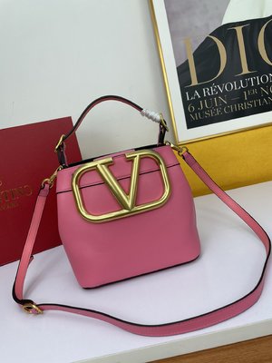 Valentino Bags Handbags Yellow Calfskin Cowhide Sheepskin Ava