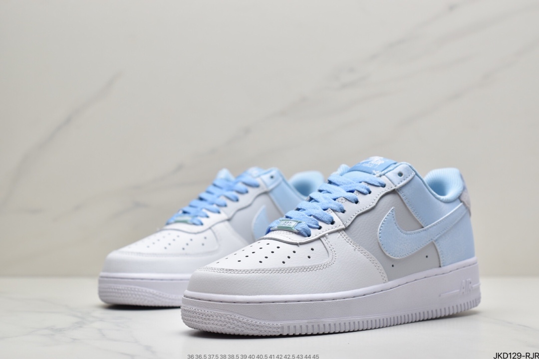 160 耐克Nike Air Force 1 Low”Psychic Blue”白灰蓝CZ0337-400