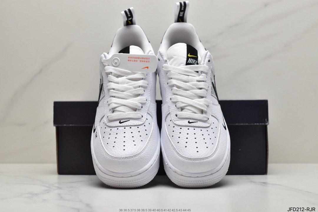 170  耐克/Nike Air Force 1 ′07 Low Premium ”White/Black”   空军一号经典 AJ7747-100