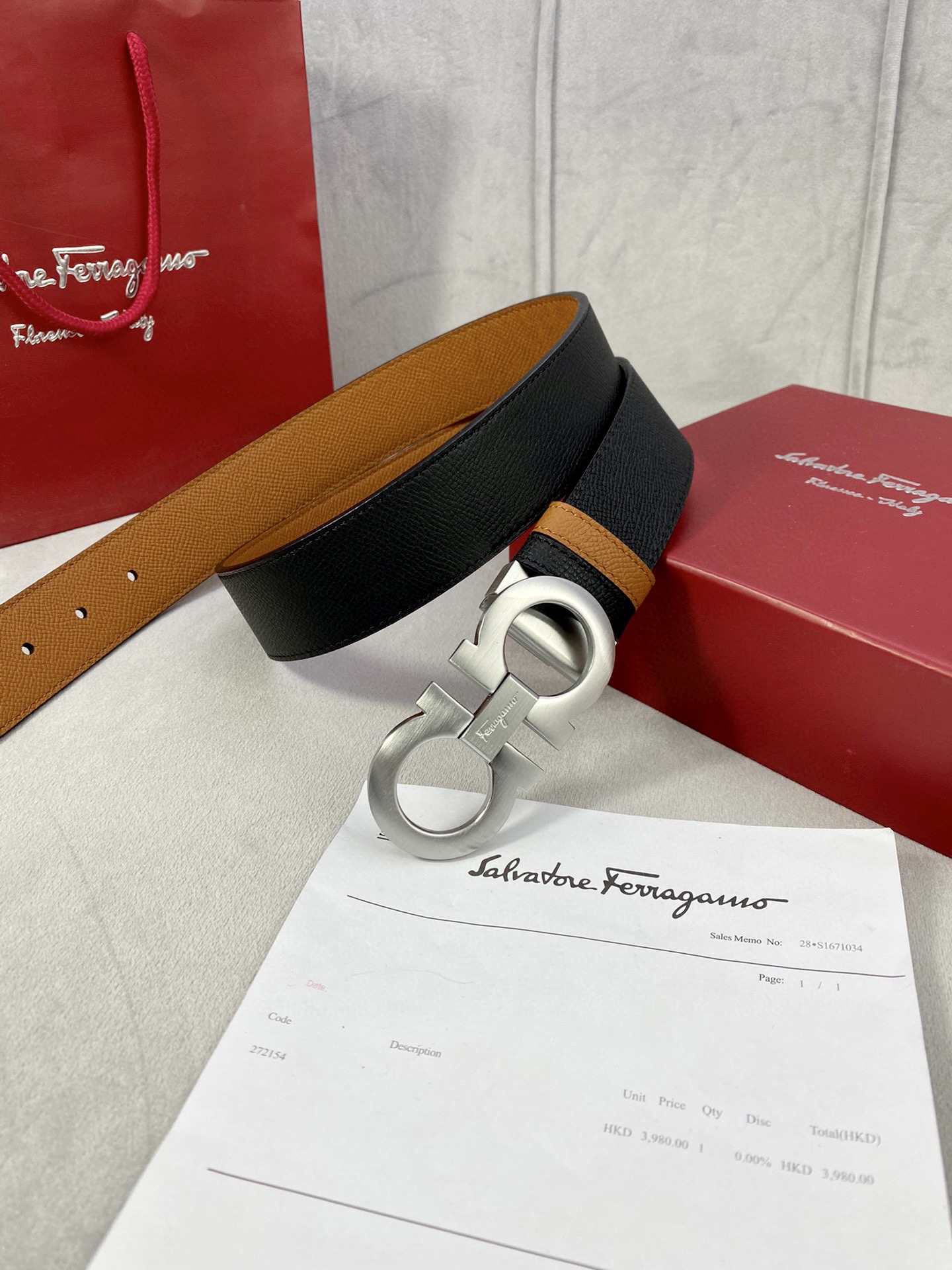 宽度3.5cmFerragamo菲拉