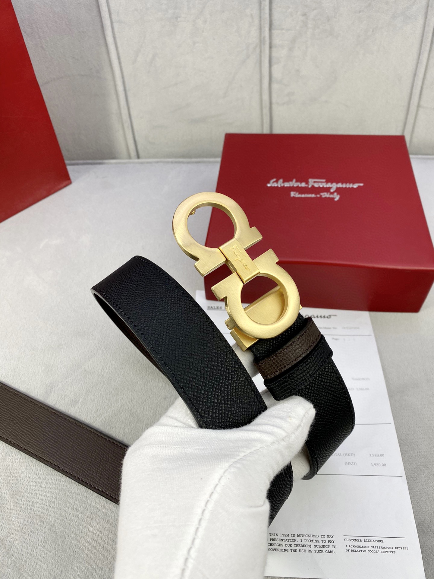 宽度3.5cmFerragamo菲拉