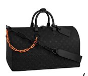 Louis Vuitton LV Keepall Travel Bags Black M44470