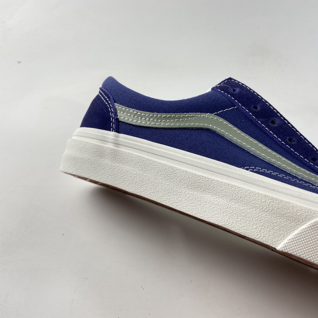 P150  Vans Style 36 小头蓝绿色低帮男女鞋休闲板鞋 VN0A54F6680