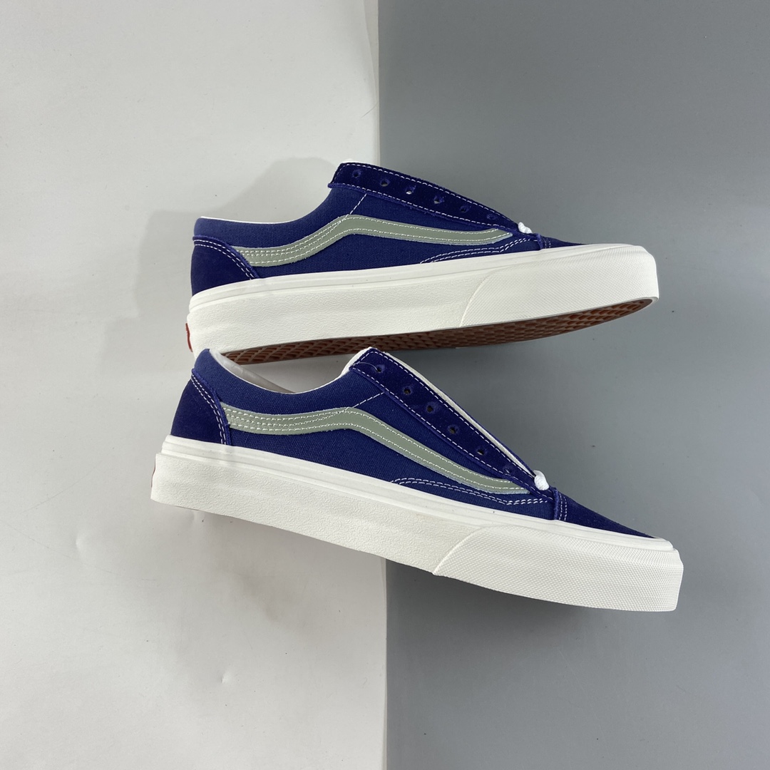P150  Vans Style 36 小头蓝绿色低帮男女鞋休闲板鞋 VN0A54F6680