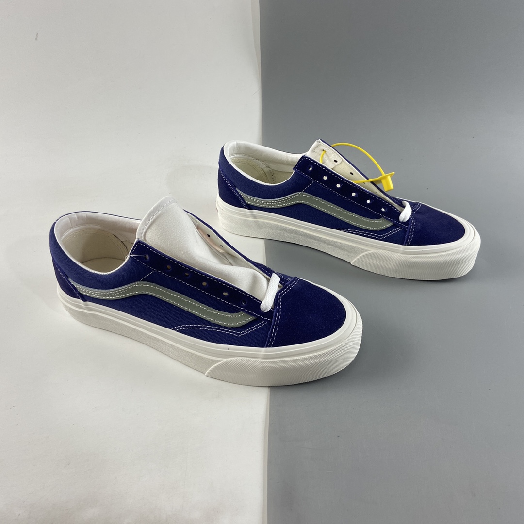 P150  Vans Style 36 小头蓝绿色低帮男女鞋休闲板鞋 VN0A54F6680