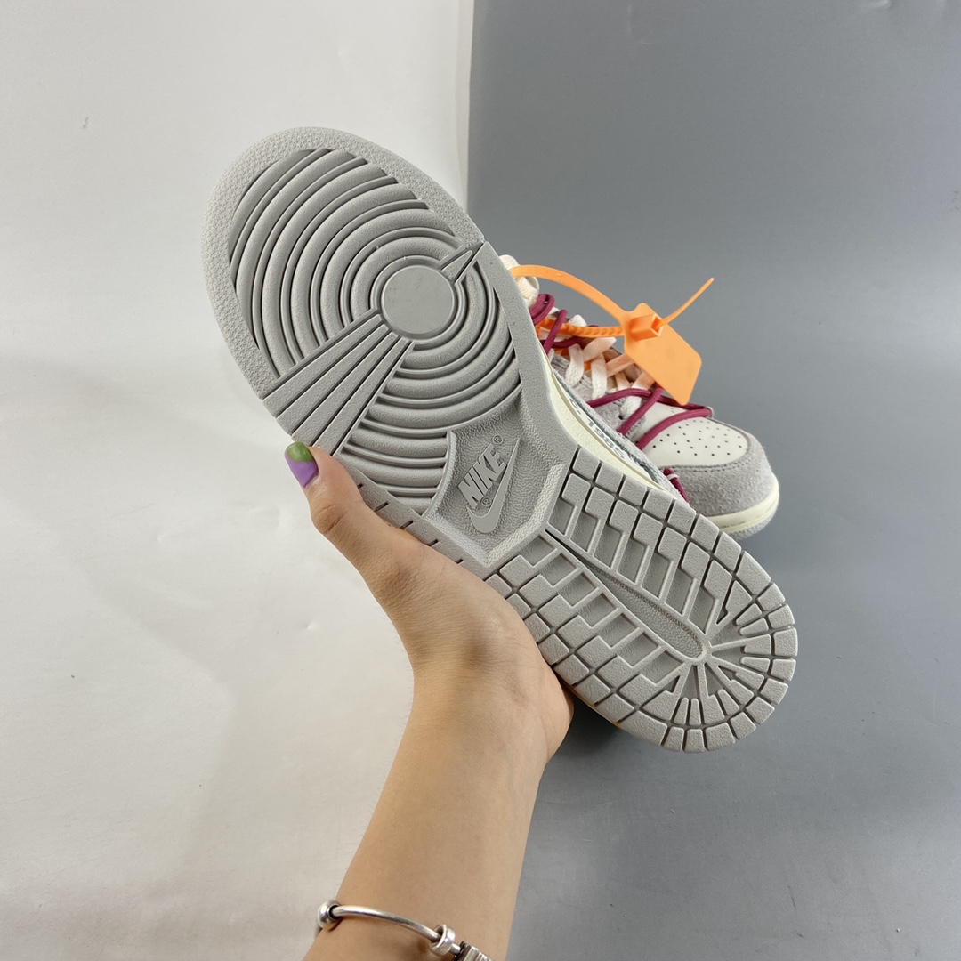 P360   VIRGIL ABLOH设计师独立品牌Off-White x Nike SB Dunk Low”The 50”扣篮板鞋 DM1602-114