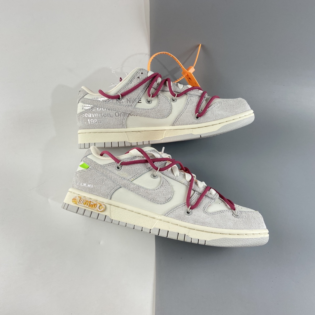 P360   VIRGIL ABLOH设计师独立品牌Off-White x Nike SB Dunk Low”The 50”扣篮板鞋 DM1602-114