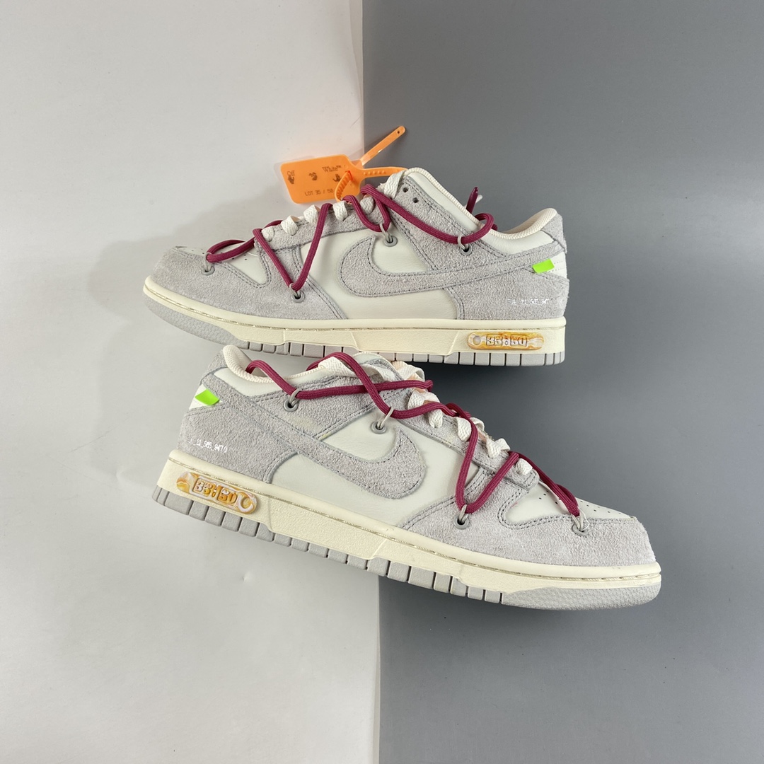 P360   VIRGIL ABLOH设计师独立品牌Off-White x Nike SB Dunk Low”The 50”扣篮板鞋 DM1602-114