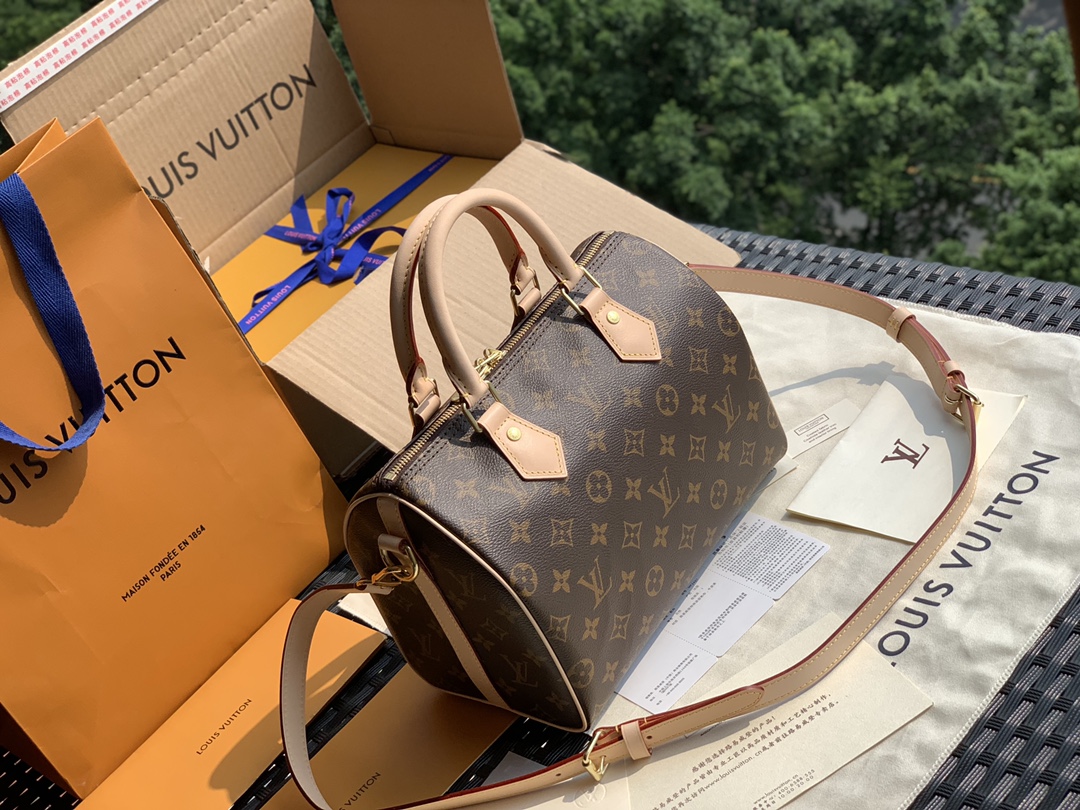 🌼 m41113尺寸25 x 19 x 15 cm不用上图就超多人抢着要的S🌼PEEDY 25 手袋 （