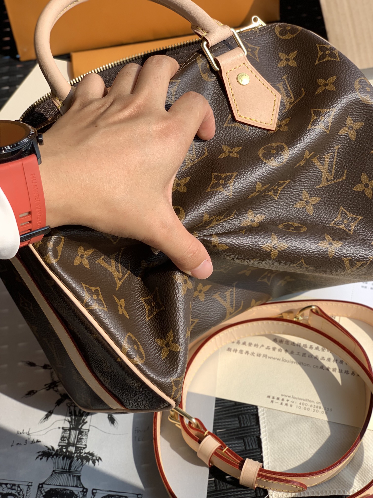 🌼 m41113尺寸25 x 19 x 15 cm不用上图就超多人抢着要的S🌼PEEDY 25 手袋 （