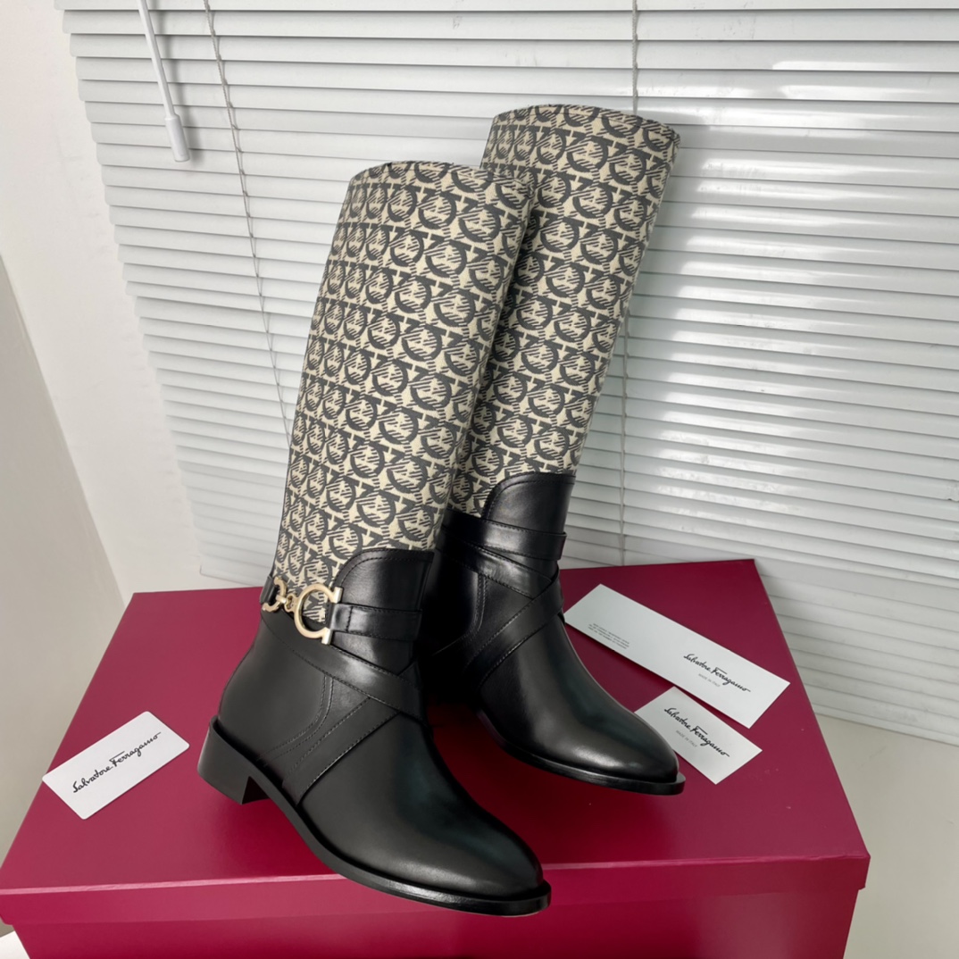 Salvatore Ferragamo Gancini Boots: Design, Materials, and Features - 图片 3