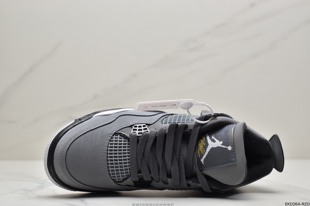 380 Air Jordan 4 Retro “White Cement” 乔4白水泥原盒原配 840606-192
