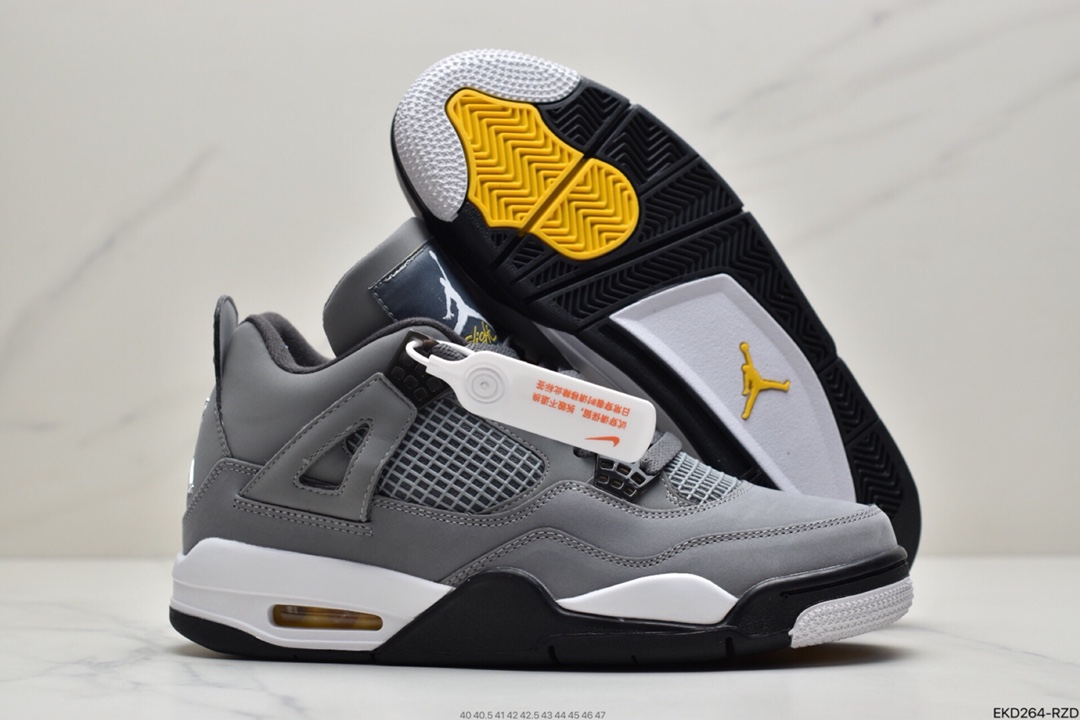 380 Air Jordan 4 Retro “White Cement” 乔4白水泥原盒原配 840606-192