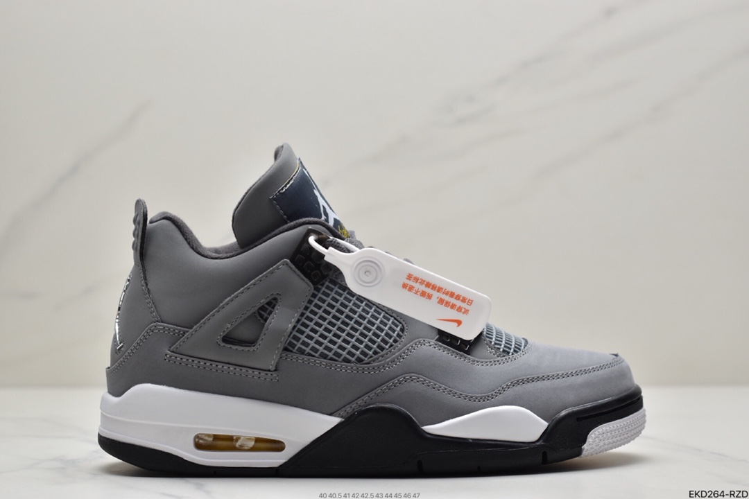 380 Air Jordan 4 Retro “White Cement” 乔4白水泥原盒原配 840606-192