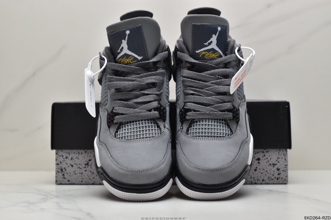380 Air Jordan 4 Retro “White Cement” 乔4白水泥原盒原配 840606-192