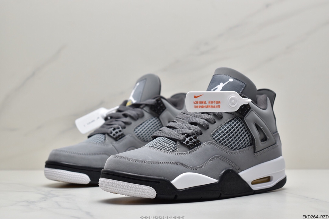 380 Air Jordan 4 Retro “White Cement” 乔4白水泥原盒原配 840606-192