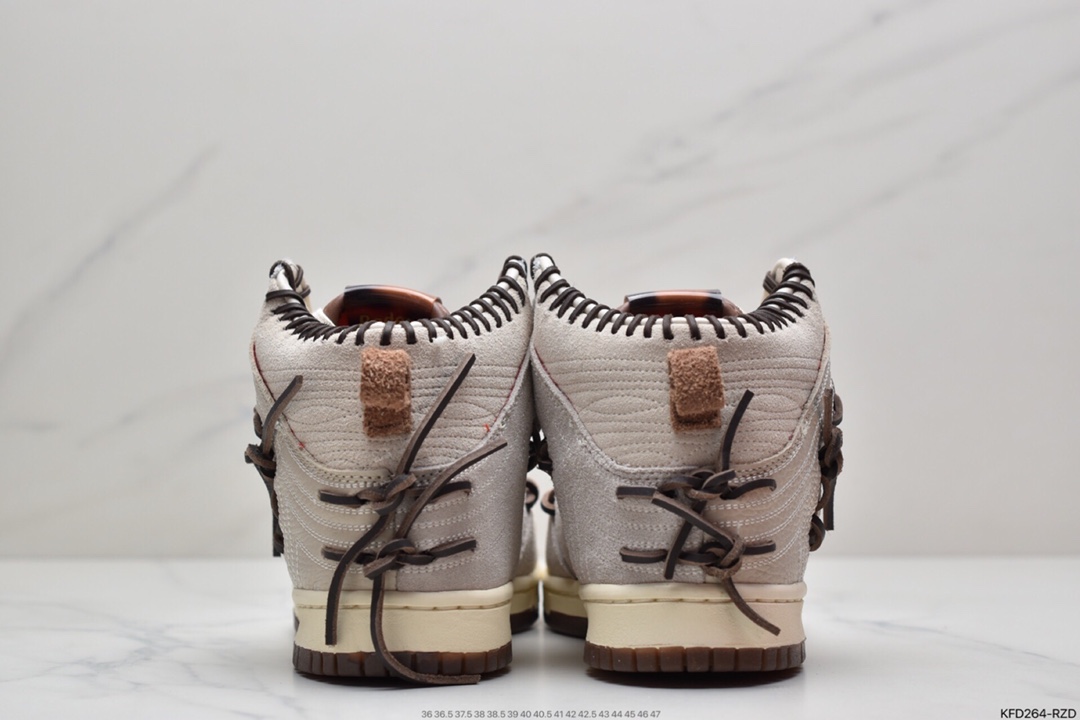 500 Bodegar X Nike SB Dunk High”Legend” 棕褐拼接 CZ8125-200